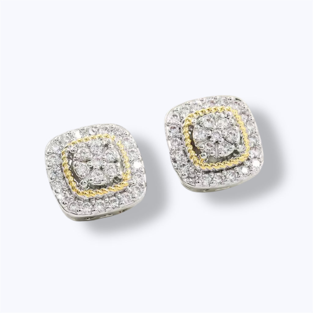Sugar cube earrings