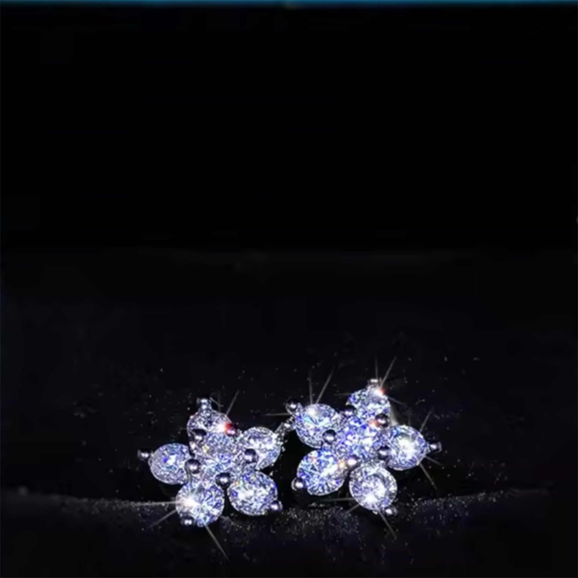 Plum blossom earrings