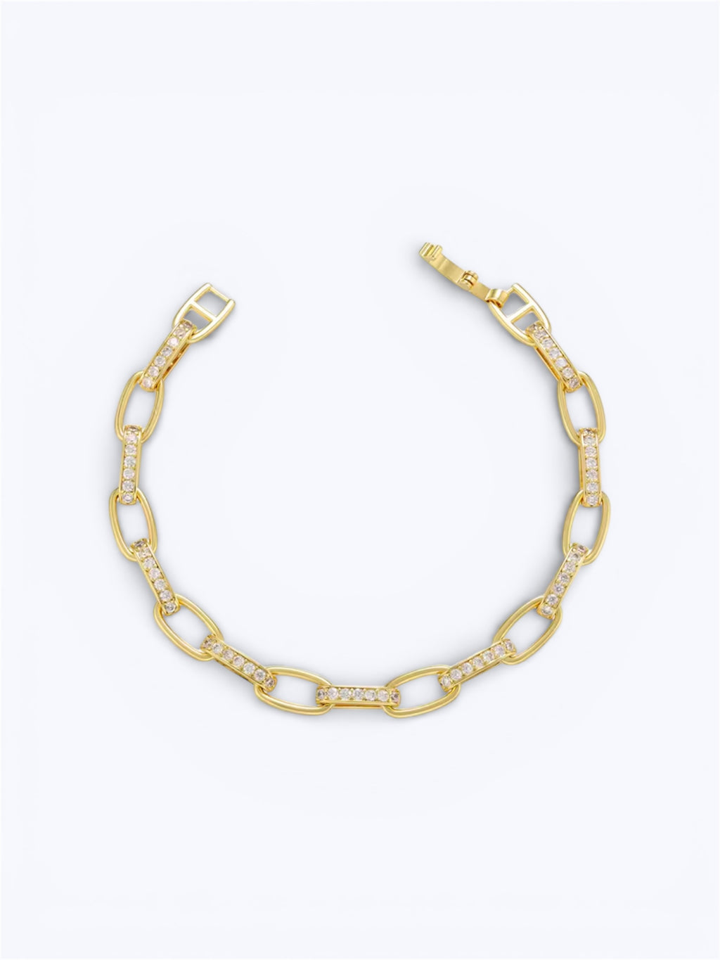 Crystal chain bracelet