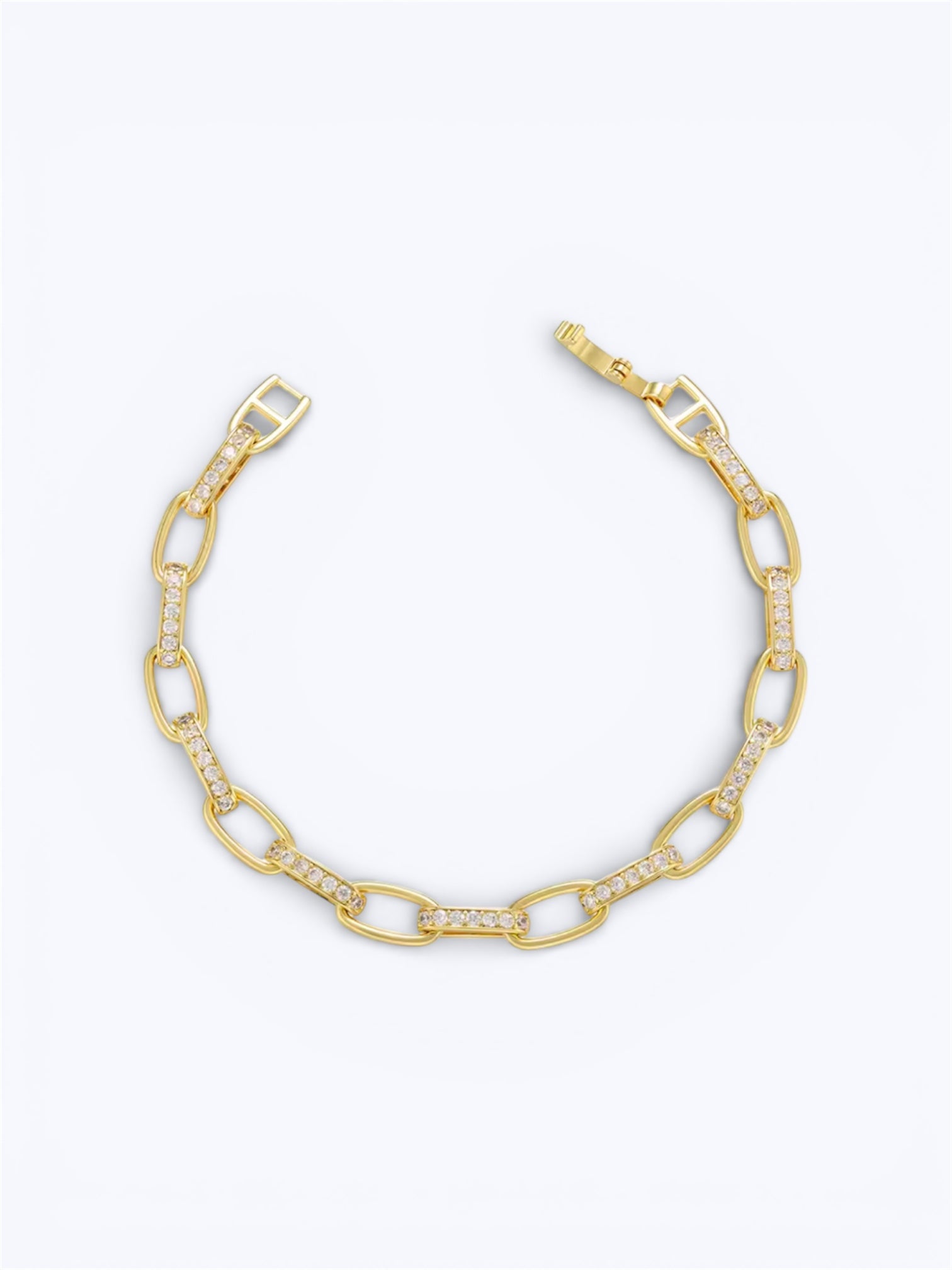 Crystal chain bracelet