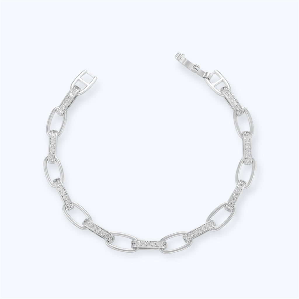 Crystal chain bracelet