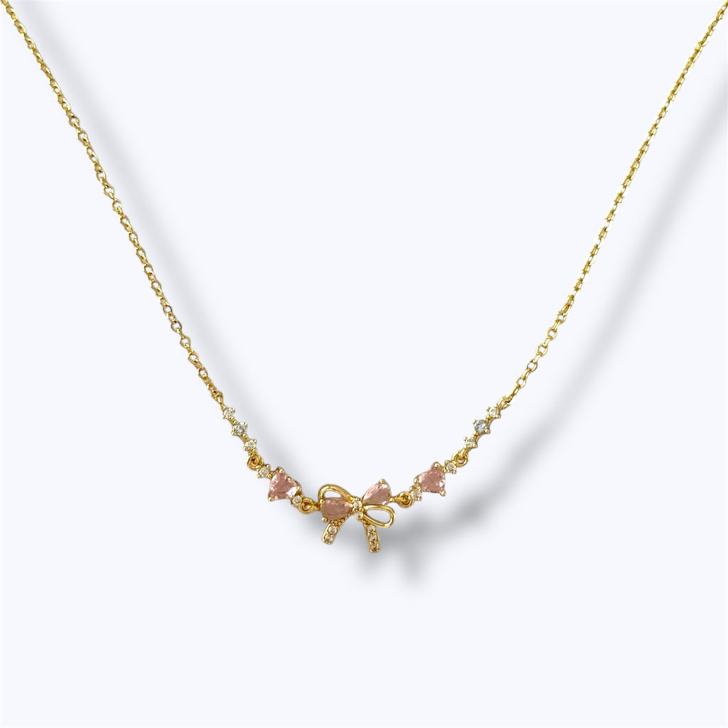 Bow necklace