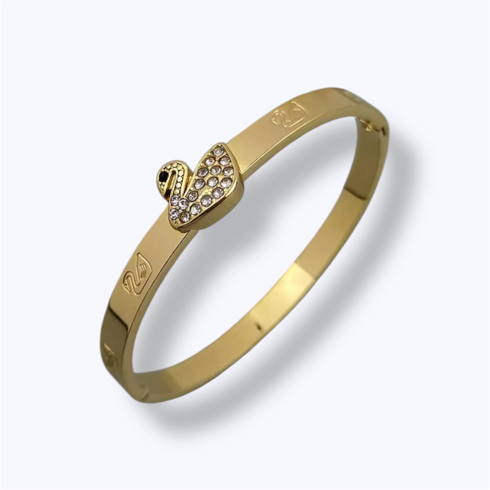 Swan bangle