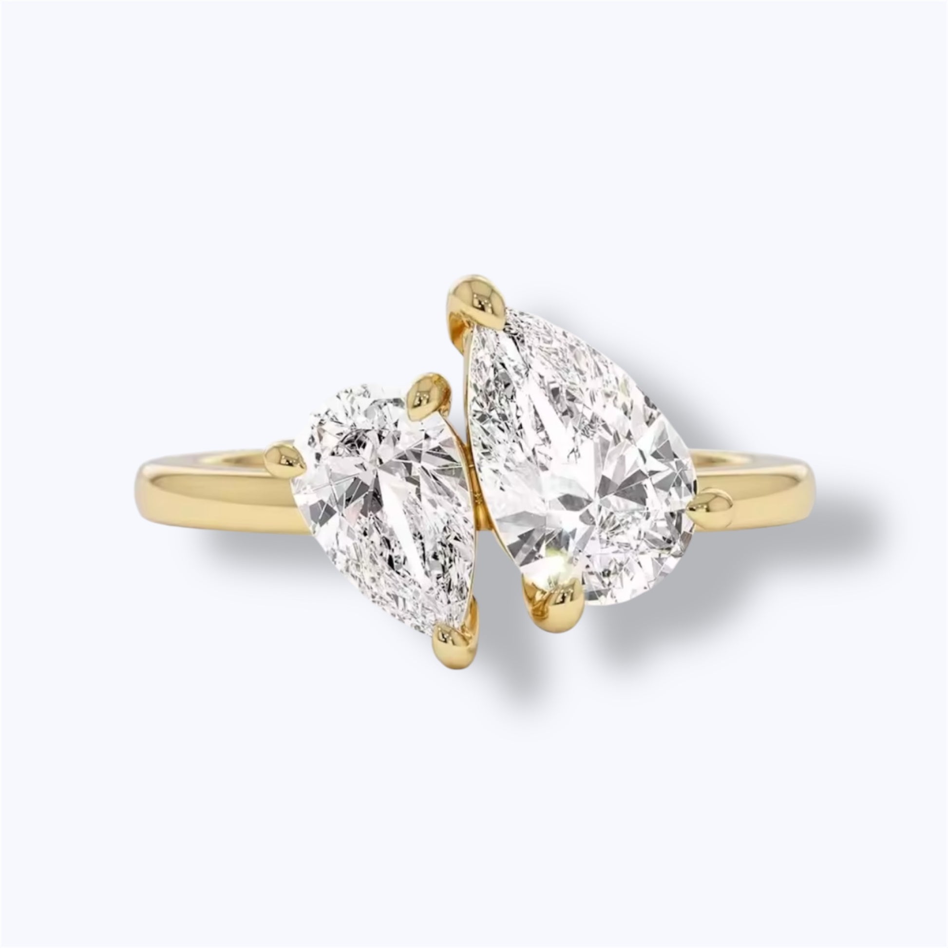 Two stone ring