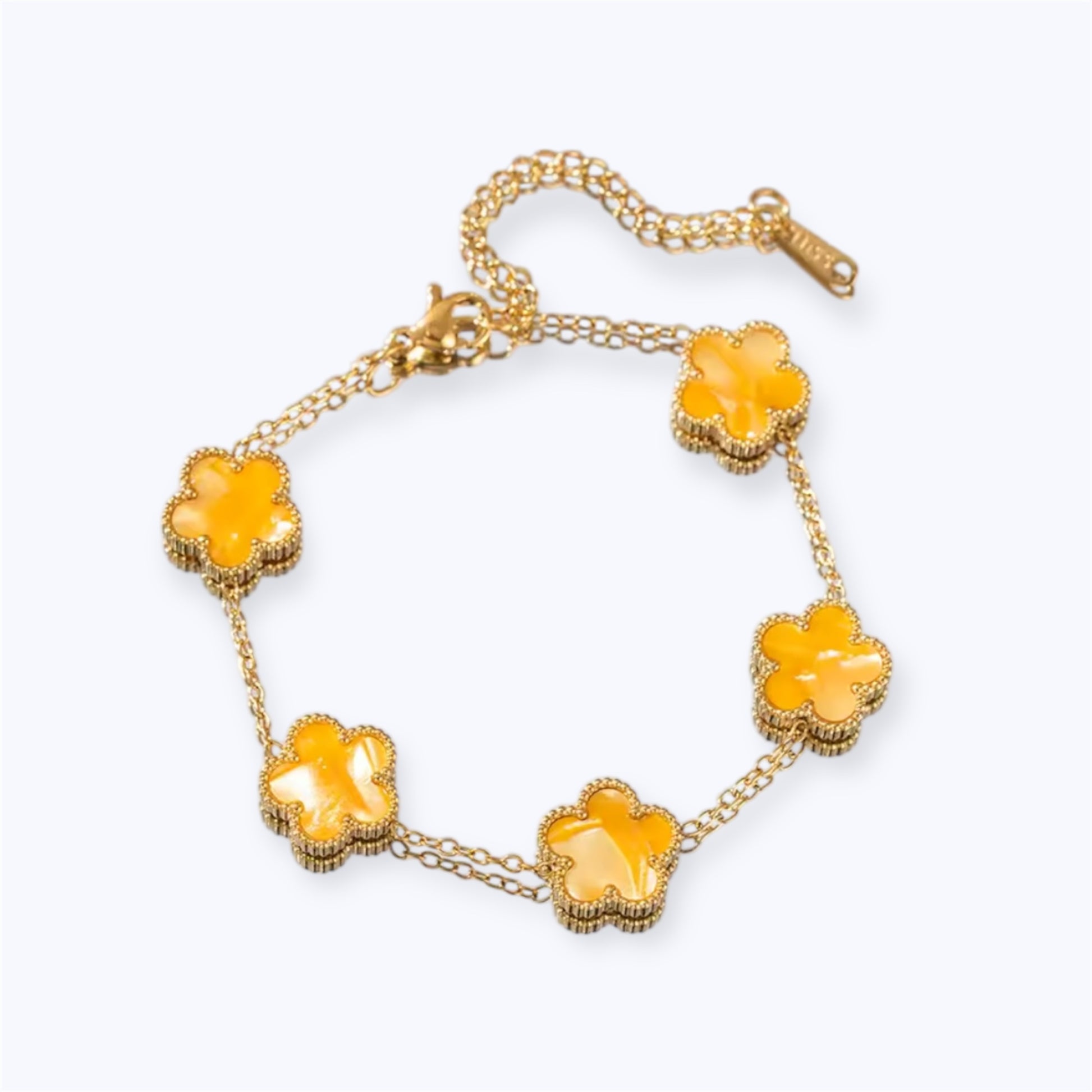 Shine clover bracelet