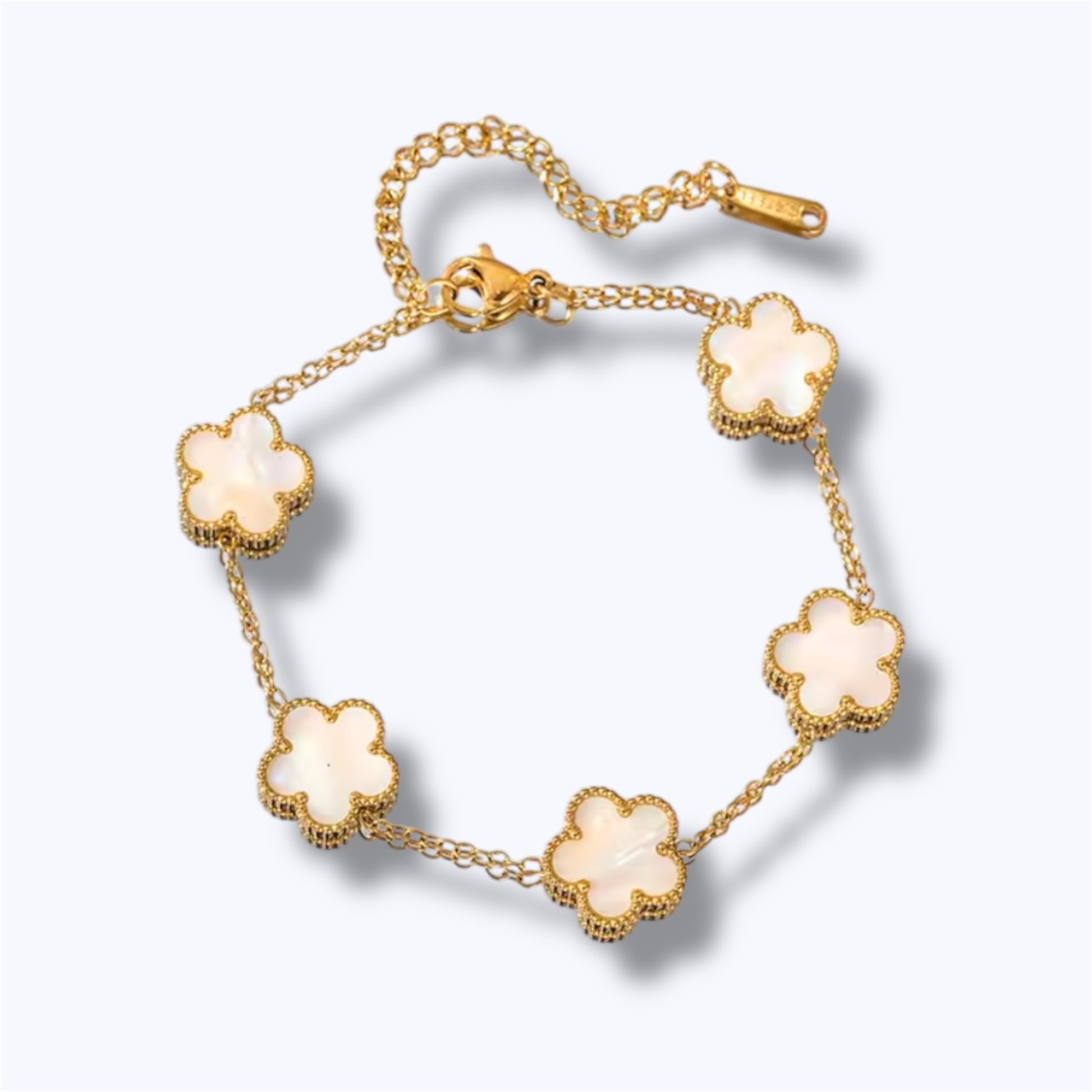 Shine clover bracelet