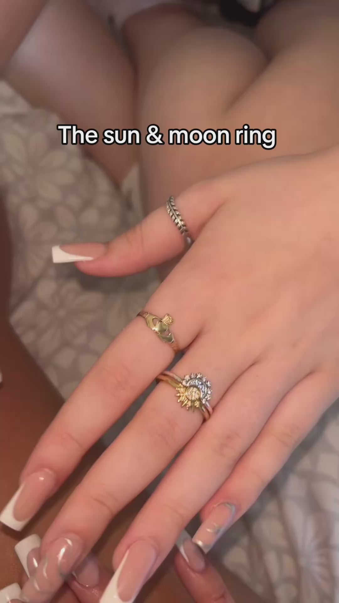 Sun & moon ring